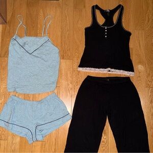 Set of 2 two piece PJ / lounge sets